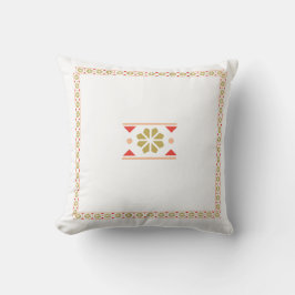 Diseño de Esquina Elegante Almohada Cuadrada | C M