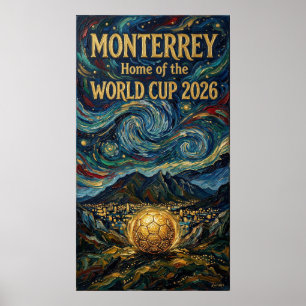 Diseño de Estadio de Fútbol Arte Monterrey 2026