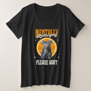 Diseño de estado de ánimo introvertido de koala re