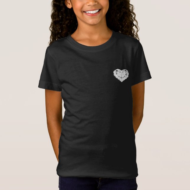 Diseño de estilo cardíaco para Chicas de camisetas (Anverso)
