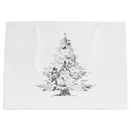 DISEÑO DE ESTILO DE BOLSA DE REGALO DE ÁRBOL DE NA