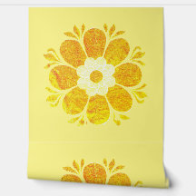 diseño de estilo de flores de papel pintado