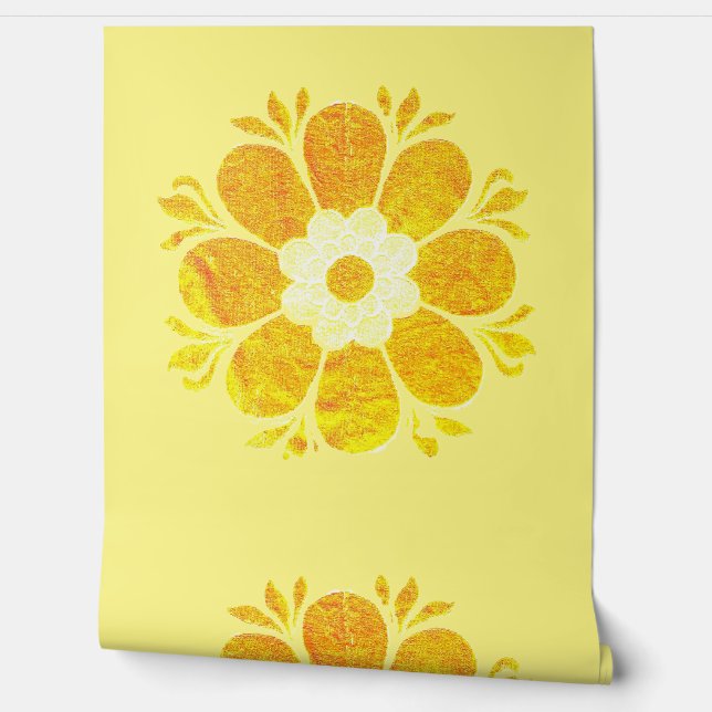 diseño de estilo de flores de papel pintado (Desenrollar)