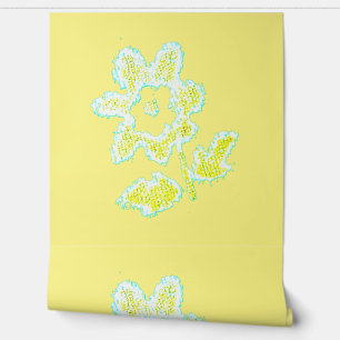 DISEÑO DE ESTILO DE FLORES DE PARED