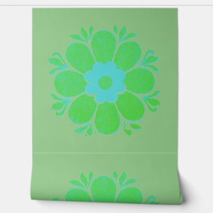 DISEÑO DE ESTILO DE FLORES DE PARED