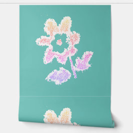 DISEÑO DE ESTILO DE FLORES DE PARED