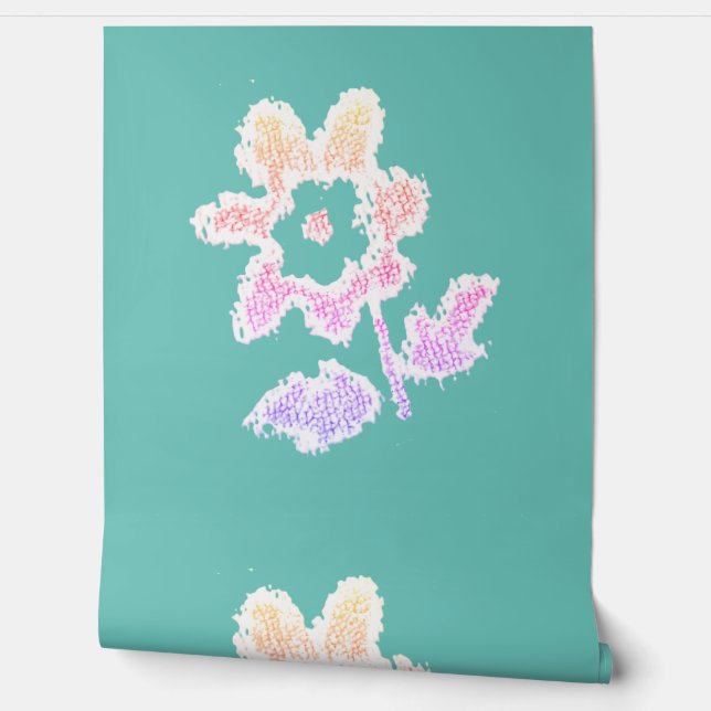 DISEÑO DE ESTILO DE FLORES DE PARED (Desenrollar)