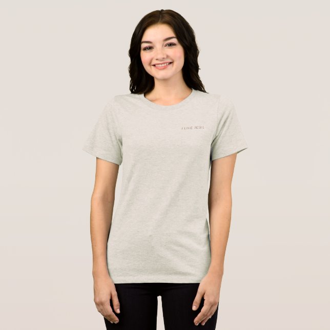 Diseño de estilo de las mujeres camisetas (Anverso Completo )