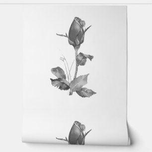 diseño de estilo de rosa de papel pintado
