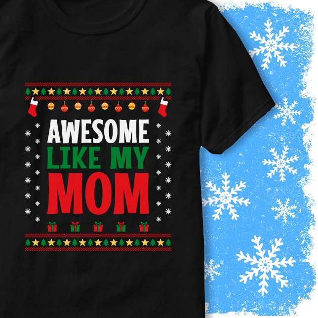 Diseño de estilo de suéter de Navidad como mi mamá (Subido por el creador)