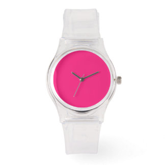 diseño de estilo femenino de reloj de luz