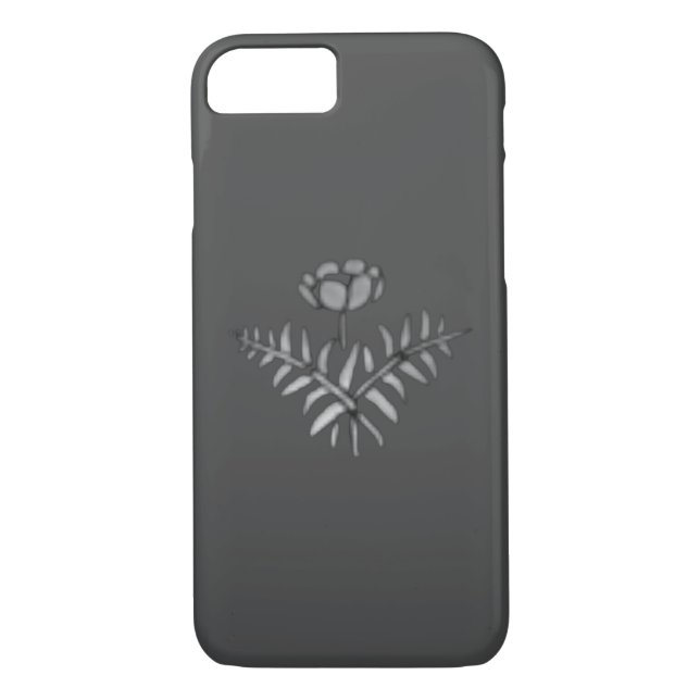 diseño de estilo floral funda iphone 8/7 (Reverso)