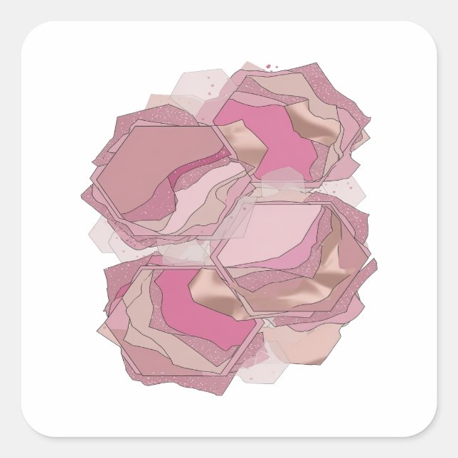 Diseño de etiqueta abstracta de plata elegante (Anverso)