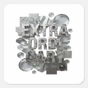Diseño de etiqueta EXTRAORDINARIO de plata diverti