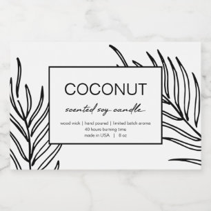 Diseño de etiquetas de productos de velas deja un 