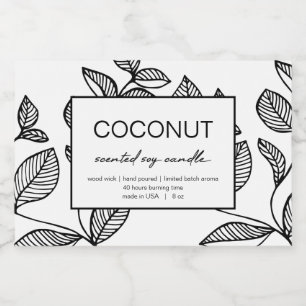 Diseño de etiquetas de productos de velas deja un 