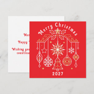 Diseño de Feliz Navidad 2027