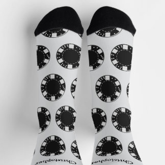 Diseño de Ficha de Poker en Calcetines