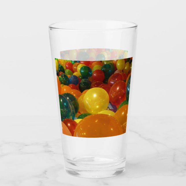 Diseño de Fiestas coloridos de globos (Anverso)