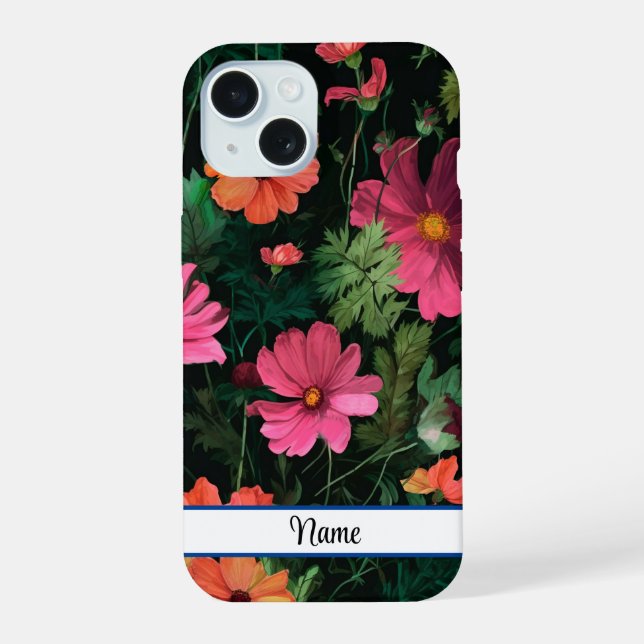 Diseño de flor de cosmos rosa (Reverso )