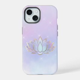 diseño de flor de loto azul morado