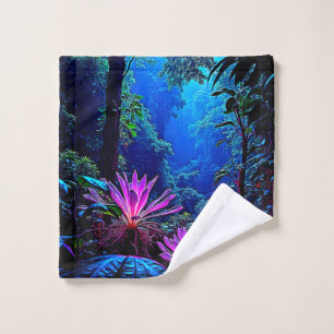 Diseño de Floración Jungla Mística Brillante
