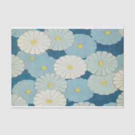 Diseño de flores antiguas - Papel de tejidos para