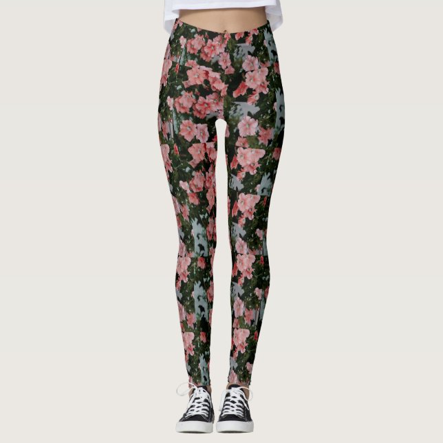Diseño de flores coloridas para Leggings (Anverso)