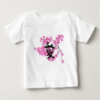 Diseño de flores de cerezo - camiseta para niños