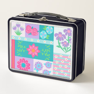 Diseño de flores vibrantes en flor