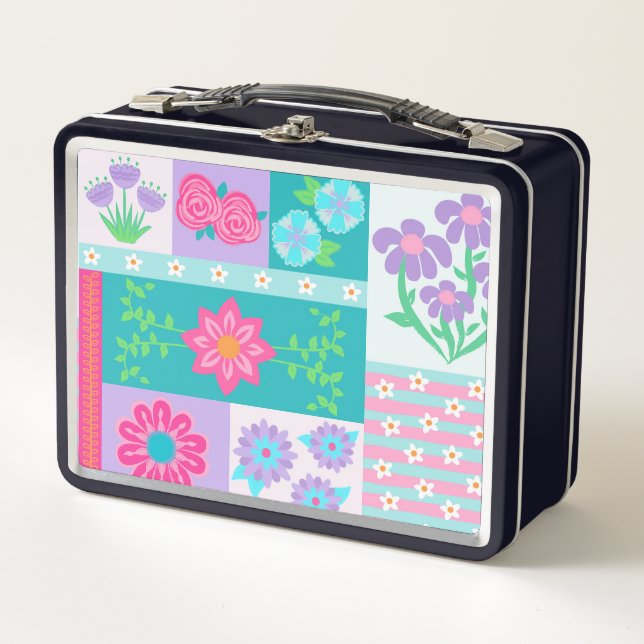 Diseño de flores vibrantes en flor (Anverso)