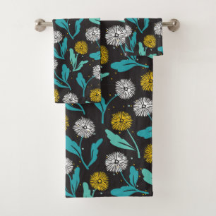 Diseño de flores y hojas de Dandelion