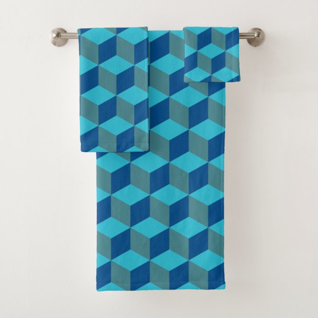 Diseño de formas de diamante azul - Conjunto de to (In situ)