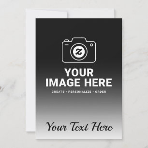 Diseño de foto y mensaje personalizado