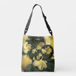 Diseño de Frangipani Tropical Sobre Bolsa De Tote 