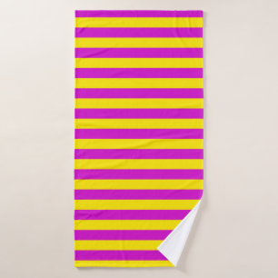 Diseño de franjas moradas y amarillas