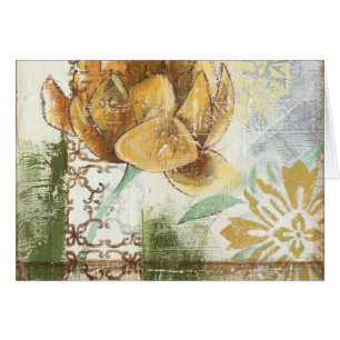 Diseño de Fresco Decorativo con Flor de Globo