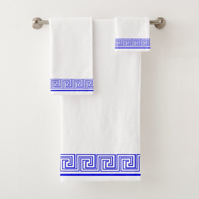 Diseño de frisos de Grecia azul (In situ)