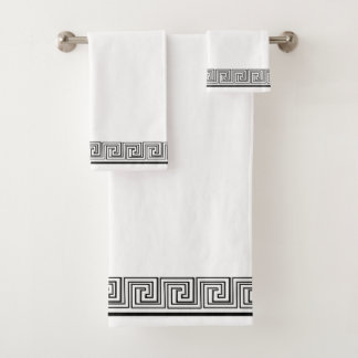 Diseño de frisos de Grecia negra