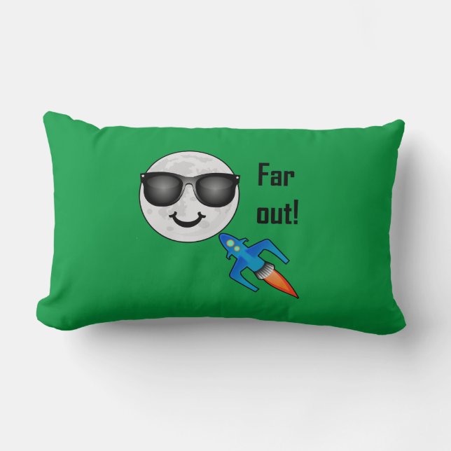 Diseño de fuera - almohada lumbar de 13" x 21" (Anverso)