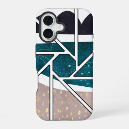 diseño de funda abstracta para iphone 16