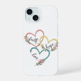 Diseño de funda para iPhone Faith Hope Love