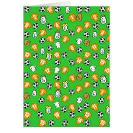 Diseño de fútbol con Camisetas en oro Naranja