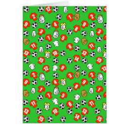 Diseño de fútbol con Camisetas rojos