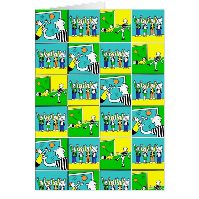 Diseño de fútbol con jugadores y aficionados (Frente)