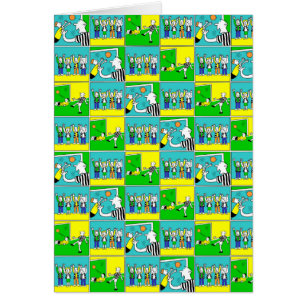 Diseño de fútbol con jugadores y fans Personalizad