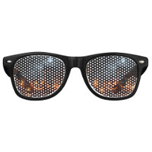 Diseño de Gafas de Sol con Resplandor de Calabaza