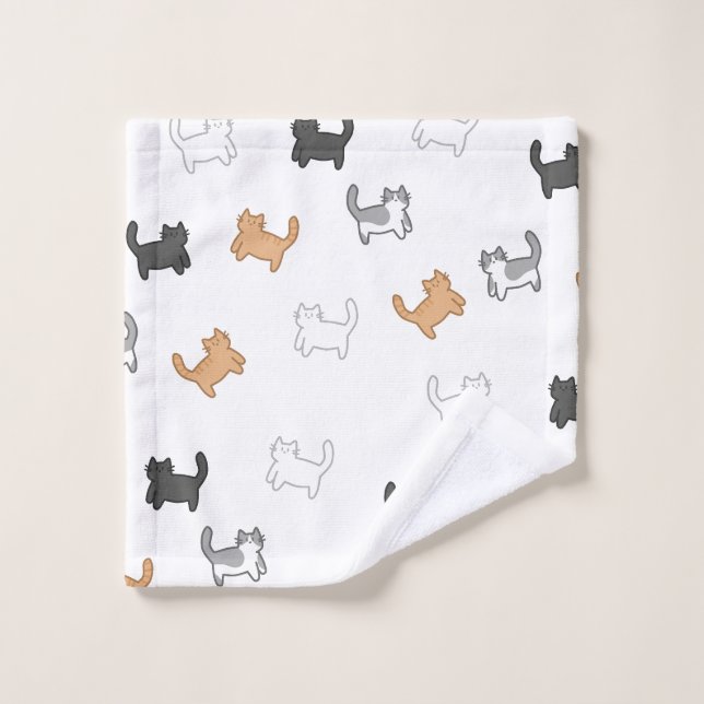 diseño de gatitos (Toallita)
