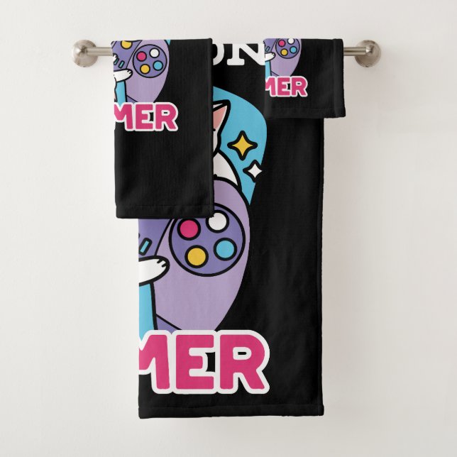 Diseño De Gato Gamer - Purr En El Arte De Joystick (In situ)