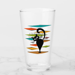 Diseño de gato negro de Mid Century